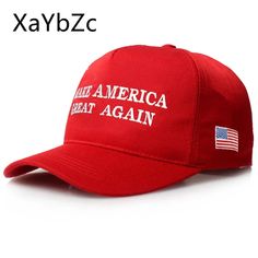 Make America Great Again Donald Trump GOP Republican Adjust Baseball Cap Patriots President Hat Super Mario Bro, Logo Technique, Bone Bordado, Polo Hat, Men's Baseball Cap, Baseball Caps Fashion, Hip Hop Cap, Peaked Cap, Casual Cap