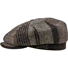 A classic, timeless 8 panels checked Applejack / Newsboy pattern sewn with original Harris Tweed. Inside it has a quilted lining made of breathable cotton. Because of the used materials, this flat cap offers an excellent wearing comfort and good breathability. Harris Tweed cloths are second to none among all wool fabrics. Good choice for winter and passing seasons - warm, breathable and elegant. Available in large xl and xxl sizes. Precise handmade craftsmanship from Poland. KSK-KZO-Hv2 Military Headgear, Tartan Hat, Bailey Hats, Irish Hat, Flat Cap Men, Knit Hat For Men, Mens Hats, Big Men Fashion, Army Cap