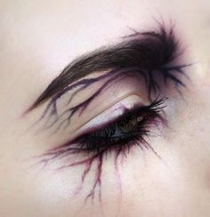 Carnaval Make-up, Purple Veins, Goth Makeup