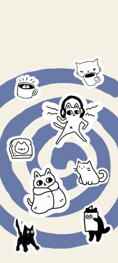 Simple aesthetic wallpaperBackgroundCat wallpaperMade by meCat drawings are not mine. Mi Band 5 Wallpaper Aesthetic, White Board Aesthetic Ideas, Cat Doodle Wallpaper, Cuteee Wallpaper, Icona Ios, Wallpaper Macbook, Wallpaper Homescreen, Wallpaper Halloween, Drawing Wallpaper