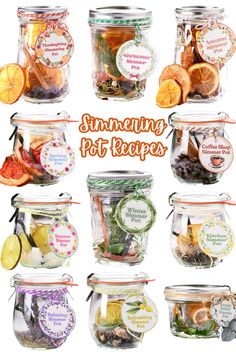 Simmering Pot Recipes - The Gunny Sack Simmering Pot Recipes, Summer Potpourri, Spring Potpourri, Simmering Pot, Cedar Chips, Drying Mint Leaves, Homemade Potpourri, Dried Potpourri, Potpourri Gift