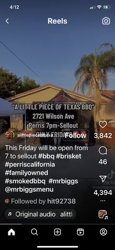 the texas bbq app is open for all to see what's in it