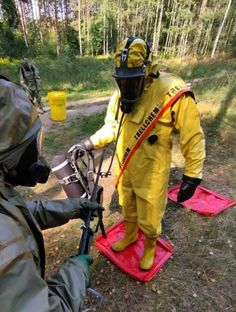 Hazmat Suits, Hazmat Suit, Gas Masks, Pins