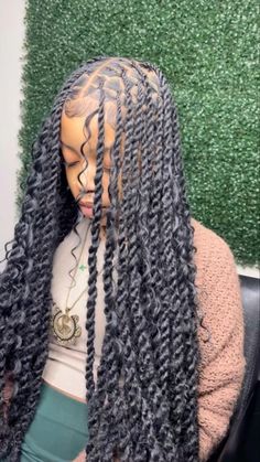 Back Length Passion Twists, Long Bohemian Passion Twist, Bohemian Passion Twists Braids, Two Strand Passion Twist, Bohemian Passion Twists Hairstyle, Different Half Up Half Down Hairstyles, Bohemian Twist Braids, Passion Twists Bohemian, Island Twist With Color