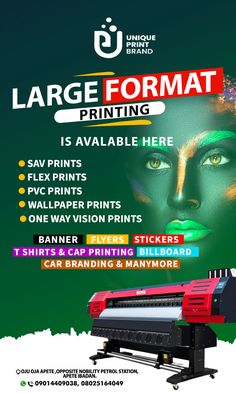 large format printing is available here