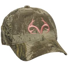 The ladies camo design makes this Realtree Max-1XT logo cap perfect for hunting and everyday wear. It features a colorful flat stitch logo that's fun yet toned down just enough to avoid unwanted attention from the weariest of game. It also features an adjustable closure for the perfect fit. This hat has everything you want in a classic Realtree logo camo cap! Size: One Size.  Gender: female.  Age Group: adult. Camo, Women's Accessories, Hunting, Stitch Logo, Camo Hats, Camo Designs, Flat Color, Cloth Bags, Everyday Wear