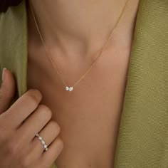 18k Recycled Gold Diamond Pendant Necklace| Kimai Simple Diamond Jewelry, Pear Shaped Diamond Necklace, Gold Diamond Pendant Necklace, Jewelry Gift Ideas, Diamond Necklace Set, Simple Diamonds, Meaningful Jewelry, Dream Engagement Rings, Dream Engagement