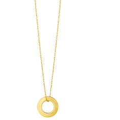 [Diamond Engagement Rings, Diamond Stud Earrings, and Gold Jewelry Online]-Angelucci Jewelry Royal Chain, Open Circle Necklace, Geometric Pendant Necklace, Circle Necklace, Circle Pendant, Spring Rings, Link Chain, Quality Jewelry, Gold Pendant