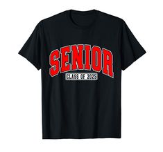 PRICES MAY VARY. Seniors of the Class of 25 spirit shirt you'll be proud to wear. From the first day of school to graduation your graduate will take pride in wearing this tshirt to school. Cute design t shirt to wear with cap & gown at commencement or grad party. Nice gift Your graduating teen or university student deserves this present when they head back to school or get their diploma. Your c/o 2025 senior graduates will love this t-shirt. Great retro tee with a senior vibe in school colors - Senior Tshirts, Senior Volleyball, High School Homecoming, Maroon T Shirt, Reunion Shirts, Senior Shirts, Class Of 2025, High School Years, Senior Graduation