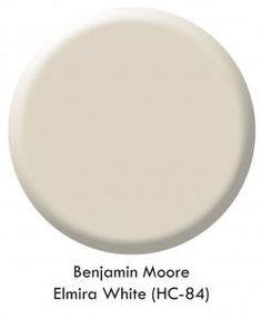 a white paint with the words benjmin moore and an image of a round