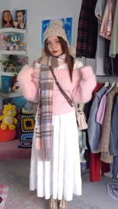 Steal the spotlight winter look, japanese fashion Shojo Girl Fall Outfit, Shoujo Fashion Winter, Shojou Outfit Winter, Winter Shojo Outfits, J Fashion Winter, Shojo Girl Outfit Winter, Harajuku Winter Fashion, Winter Shoujo Outfit, Shoujo Girl Outfit Winter