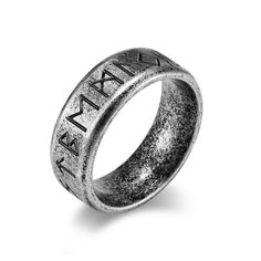 Characters:Viking,Pirate; Listing Date:05/30/2023 Viking Jewelry Mens, Rune Ring, Pirate Ring, Norse Runes, Viking Ring, Norse Vikings, Medieval Jewelry, Viking Style, Viking Jewelry