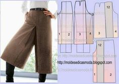 a woman's pants and top sewing pattern