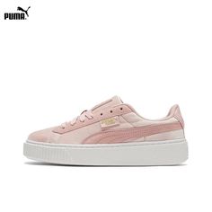 PUMA Basket Platform Velvet Retro Sports Anti slip Lightweight Low cut Board Shoes for Women Retro Sports, Shoes For Women, Low Cut, Better Living, Velvet, Women Shoes, For Women, Sports