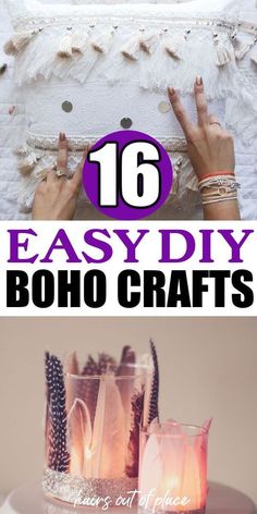 an easy diy boho crafts project for kids to do with their own hands