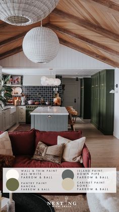 a living room filled with furniture and decor