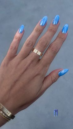 Inspo: Kensington Vacation Nails Miami, Blue Spring Break Nails, Princess Diaries Nails, Nails Acrylic No Design, Vacation Cruise Nails, Holiday Vacation Nails, Light Blue Beach Nails, 2024 Nail Inspo Almond, Nail Inspo Trendy 2024