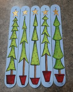 Popsicle stick crafts,  Christmas tree ornament,  handpainted ornament, Christmas Crafts That Sell Well, Paint Stick Christmas Crafts, Popsicle Stick Crafts Christmas, Christmas Craft Ideas To Sell, Popsicle Stick Bookmarks, Paint Sticks Projects, Fabric Christmas Cards, Popsicle Stick Ornaments, Paint Stick Crafts