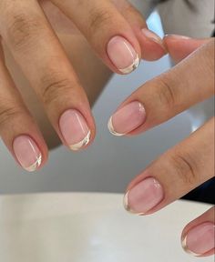 Minimal Nails, Soft Nails, Minimalist Nails, Dream Nails, Fire Nails, Funky Nails, Chic Nails, French Tip Nails, Cute Acrylic Nails