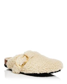 Birkenstock Women's Boston Big Buckle Teddy Shearling Clogs Sherpa Clogs, Boston Big Buckle, Birkenstock Shearling, Tati Westbrook, Shearling Clogs, Boston Clogs, Buckle Loafers, Birkenstock Women, Birkenstock Boston