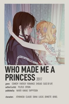 the poster for who made me a princess 2011, featuring two girls hugging each other