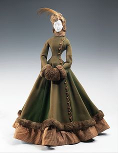 Jacques Fath, 1800s Fashion, Old Dresses, Victorian Clothing, Antique Dress, Vintage Gowns, Antique Clothing, Historical Costume