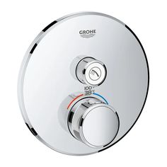 Have a more refreshing and relaxing shower experience with this Grohtherm SmartControl thermostat valve by Grohe. It features the Grohe SmartControl Technology which lets you choose the spray source that you want and a simple push of a button for just the right water volume adjustment. This Grohe 29136000 diverter valve trim also features the Grohe TurboStat Technology which gives you an instant water flow in a temperature that you prefer regardless of some changes in your water supply or pressure. It is a perfect product for your family because it is equipped with the Grohe SafeStop button which allows the temperature to be set at 38 degrees Celsius, keeping everyone, especially kids, from having too hot water. You have the option to change the setting at your desired temperature to meet Faucet Handles, Spray Pattern, Shower Valve, Shower Set, A Button, Save Water, Shower Faucet, Shower Tub, Bathroom Fixtures