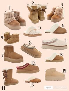 All types of ugs Boots For Women Ugg, Winter Shoes Teen, Winter Boots Uggs, Winter Boots Ugg, Types Of Uggs Shoes, Cutest Ugg Boots, Winter Shoes Aesthetic, Christmas List Ideas For Women, Cute Winter Shoes