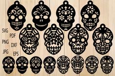 YOU GET The graphics as shown in the preview, without the watermark. These files are files in the following formats:... Fimo, Candy Skulls, Mailbox Monogram, Rolled Paper Flowers, Candy Skull, Sugar Skull Earrings, Skull Svg, Printed Jewelry, Skull Pendant