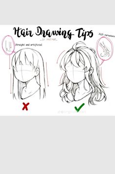 how to draw anime hair for beginners with step by step drawing instructions and tips