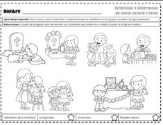 the worksheet for children to learn spanish with pictures and instructions on how to use it