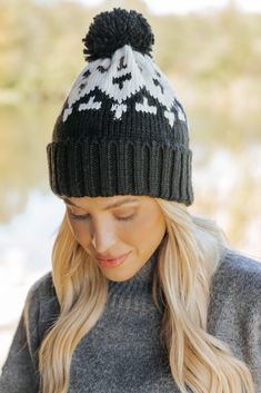 Add a touch of boho flair to your winter look with the Black Aztec Pom Pom Beanie! Featuring a striking Aztec print, this beanie brings a bold, adventurous vibe to any outfit. Topped with a playful pom pom detail, it adds a fun and cozy touch to your cold-weather wardrobe. This beanie is soft, warm, and designed to keep you comfortable on chilly days. Revival Clothing, Fall Style Guide, Gameday Dress, Casual White Dress, Concert Looks, Game Dresses, Pom Beanie, Aztec Print, Winter Looks