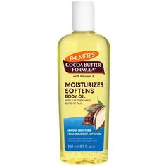 Palmers Cocoa Butter Formula Moisturizing Body Oil - 8.5 Fl Oz : Target Coconut Oil Body, Moisturizing Body Oil, Oil For Dry Skin, Essential Oil Mixes, Butter Oil