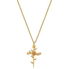 New Collection Birth Flower Necklace | Birth Flower Necklaces For Women | Birth Month Flower Necklace | Cross Necklace For Women | Cross Necklace | Gold Cross Necklace.Pick Something That's Always In Season With The Birth Flower Collection. Quality & Allergy Metal Brass Based Encapsulated With 8 Layers Of 40% 18k Gold.100% Lead And Nickel Free And All Hypoallergenic ! There Is Minimal Risk Of Causing An Allergic Reaction And They Make A Great Alternative For Those With Sensitive Skin But Don’t L Cross Necklace For Women, Cross Necklace Gold, Blue Stone Pendant, Pink Statement Necklace, Flower Necklaces, Birth Flower Necklace, Cube Necklace, Flower Cross, Star Of David Pendant