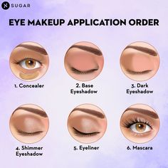 Make Up Beginner Guide, Makeup For Dummies Step By Step, Makeup Lessons For Beginners, Basic Eye Makeup For Beginners, Makeup Layout On Face, Make Up Tutorial Step By Step, Makeup Placement Face, Makeup Cheat Sheets, Makeup Chart