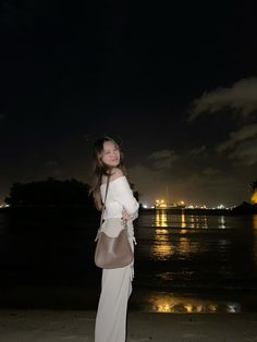 beach outfit, beach outfit inspo, night outfit, seaside, night photography, flash photography Off The Should Dress, Flash Photography, Beach Girl, Night Photography, Night Outfits, Beach Photography, Beach Dress