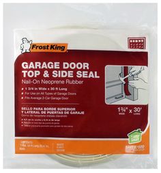 Hardware store usa |  30' WHT Weather Seal | SG30WH | THERMWELL Garage Door Weather Seal, Garage Door Weather Stripping, Garage Door Threshold Seal, Garage Door Threshold, White Garage Doors, Garage Door Seal, White Garage, Garage Door Parts, Door Sealing