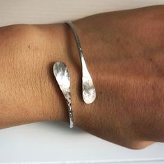 Silver Bangle Adjustable Hammered Sterling Silver Bangle | Etsy Wrap Bangles, Bangle Silver, Sterling Silver Bangle, Dope Jewelry, Hammered Sterling Silver, Jewellery Uk, Jewelry Lookbook, Funky Jewelry, Sterling Silver Bangles