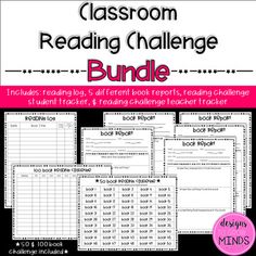 the classroom reading challenge bundle includes 5 different books