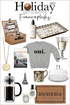 the holiday gift guide for franophiles