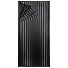 an image of a black metal door on a white background