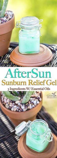 Sunburn Relief, Diy Shampoo, Summer Skincare, Image Skincare, After Sun, Homemade Remedies, Beauty Recipe, Diy Skin, Essential Oil Recipes