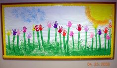 this is an art project for kids to do on the wall in their classroom or home