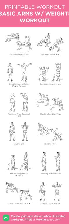 an exercise poster showing how to do different exercises