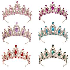 Season:All Seasons; Quantity:2; Type:Hats Headwear,party decoration; Occasion:Festival,Party,Wedding; Material:Alloy; Features:Easy to Use,Easy Carrying; Package Dimensions:19.010.03.0; Listing Date:04/14/2023; Size:/ Catwalk Hair, Wedding Tiara Hairstyles, Hair Accessories Tiara, Tiara Hairstyles, Head Jewelry, Princess Crown, Crystal Tiaras, Rhinestone Wedding, Bridal Crown