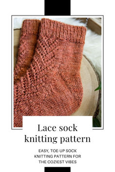 the knitting book lace sock knitting pattern