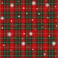 Christmas Red and Green Plaid with Snowflakes Christmas Apps, Christmas Papers, Classic Holiday, Snowflake Designs, Green Plaid, Holiday Projects, Christmas Background, Unique Christmas, Christmas Design