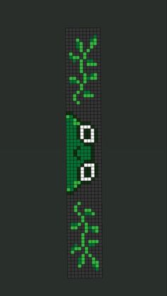 an image of a pixel style watch with green numbers on the front and back side