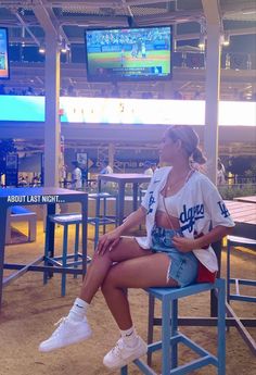 Baseball Jersey Outfit Women, Baseball Jersey Outfit, Baseball Jersey Women, About Last Night, Stylish Summer Outfits, Jersey Outfit, Baseball Women