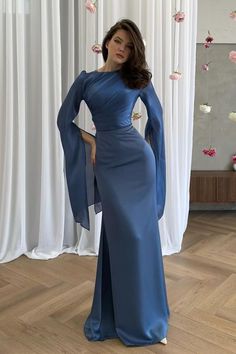 Step into glamour with our Eulalia Long Sleeve Maxi Dress. This dress features intricate ruched detailing, long sleeves cut, and maxi length design, exuding modern elegance and charm with a hint of allure. The addition of the "maxi" element brings a touch of refined luxury, ensuring you radiate charm and confidence at every event. Size(cm)/(inch) S M L Bust 84 88 92 32.76 34.32 35.88 Waist 64 68 72 24.96 26.52 28.08 Hips 90 94 98 35.1 36.66 38.22 Material: Polyester *The above data is for flat d Maxi Dress Dark, Prom Dress Elegant, Tie Waist Dress, Style Party, Midi Dress Party, Sleeve Maxi Dress, Elastic Fabric, Maxi Dress Green, Long Sleeve Maxi